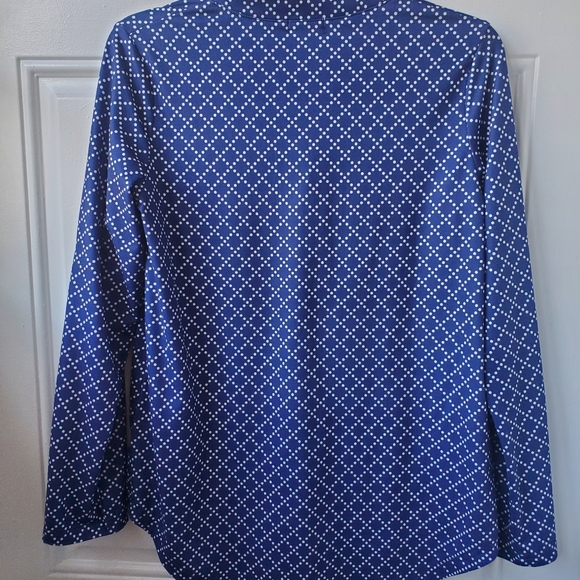 Blue Pattern Top - Picture 3 of 3